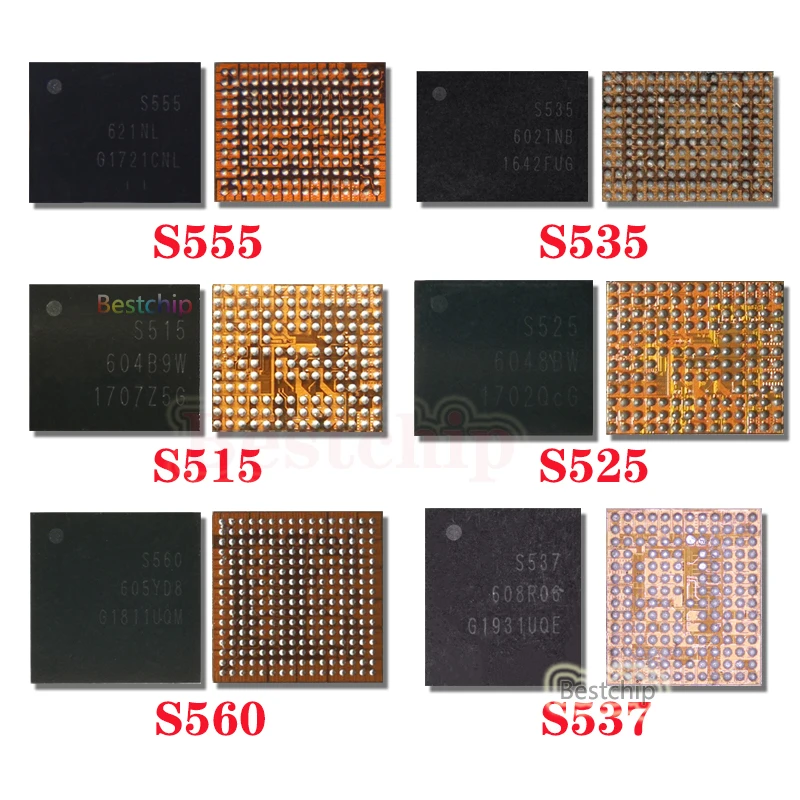 5pcs S537 S527S S527B S527R S515 S525 S535 S555 S560 S612 S710 S610 S735 power charge wifi IC for Sumsung Power PMIC PMU chip