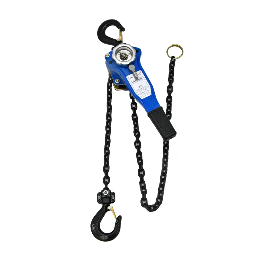 1 Ton X 1.5 Meters 7KG 330N Lever Hoist Tightener Hand Hoist Small Lever Hoist Lifting Chain Tensioner Lifting Lever Chain Hoist