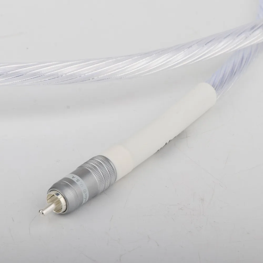 High Quality Per Piece Odin Pure Silver Coaxial Digital Cable Fever Audio Audio Cable AES/EBU Signal Cable