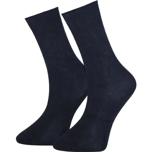 Adabella 6 Double Navy Blue Women 'S Bamboo Seamless Socks