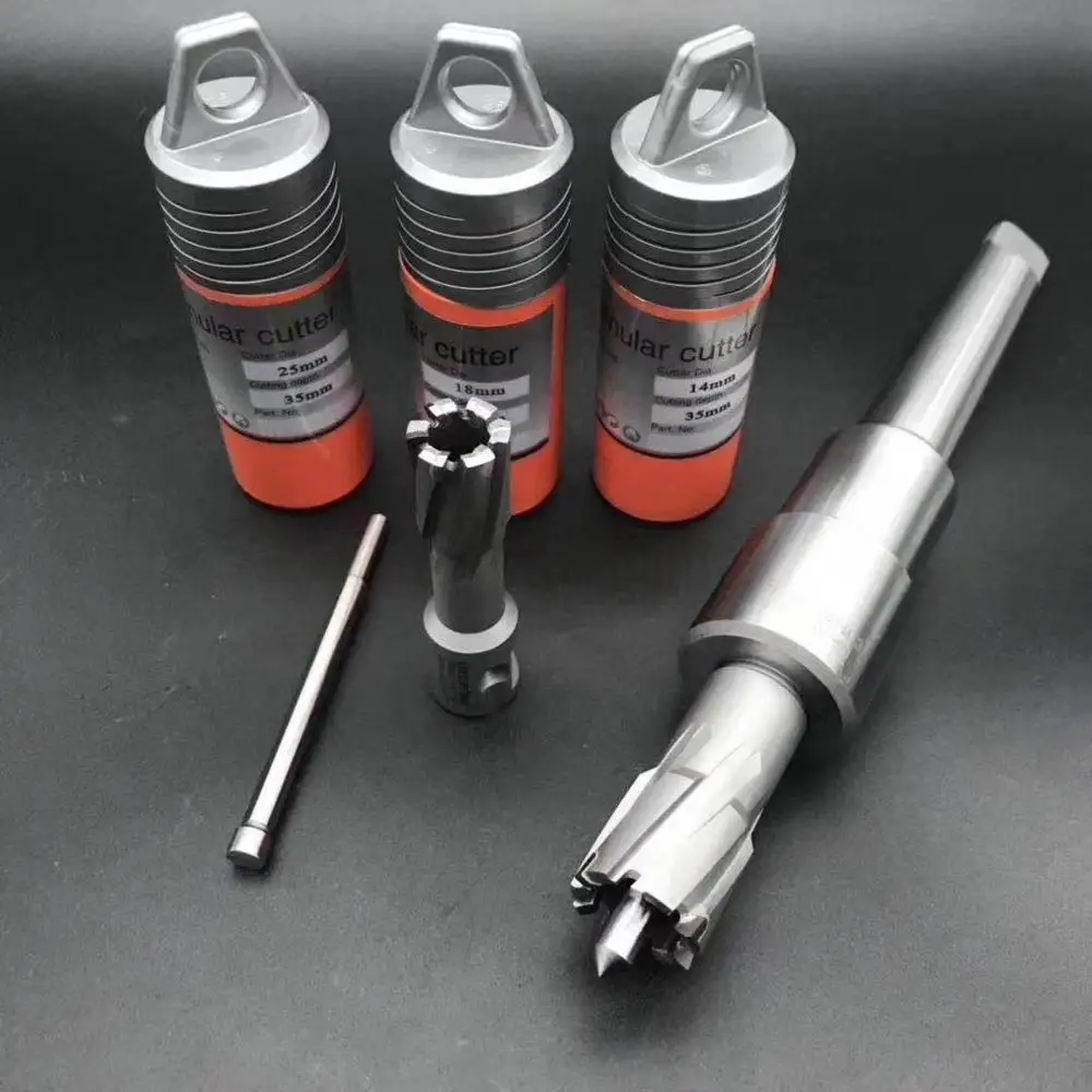 Diametro 12-65 millimetri * 35mm TCT Anulare Cutter Con Weldon Gambo, 22*35mm TCT Metallo Nucleo Drill 23*35 TCT Foro Seghe Per Trapano Magnetico
