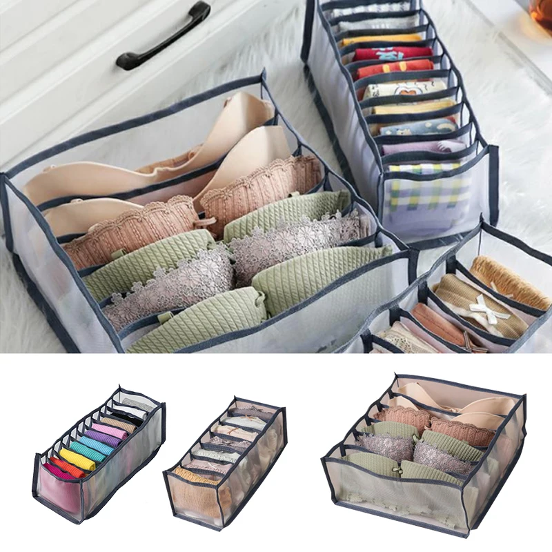 Unterwäsche bh lagerung box 6/7/11 gitter lagerung box schublade schrank lagerung box unterwäsche schal socken bh krawatte schublade teiler – Detail 15