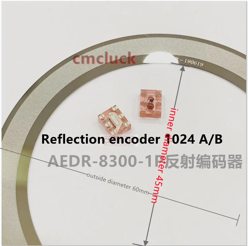 AEDR-8300-1P0 robot wheel reflected  electricity encoder  1024CPR / 150LPI Reflection encoder