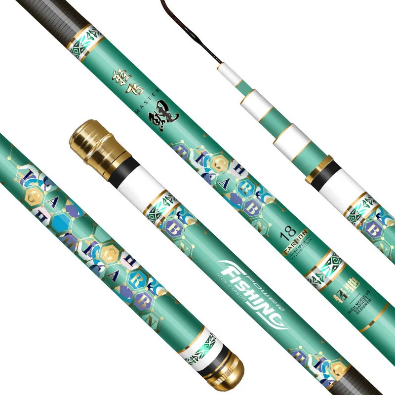 light carp fishing rod 28 tone rod super light super hard carbon fishing rod 3.6-7.2 meter taiwan fishing rod hand rod new start