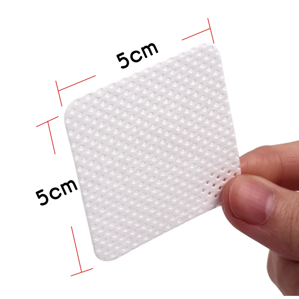 200Pcs/Box Lint-Free Paper Cotton Wipes Eyelash Glue Remover Wipe the Mouth of the Glue Bottle Prevent Clogging Glue Cleaner Pad