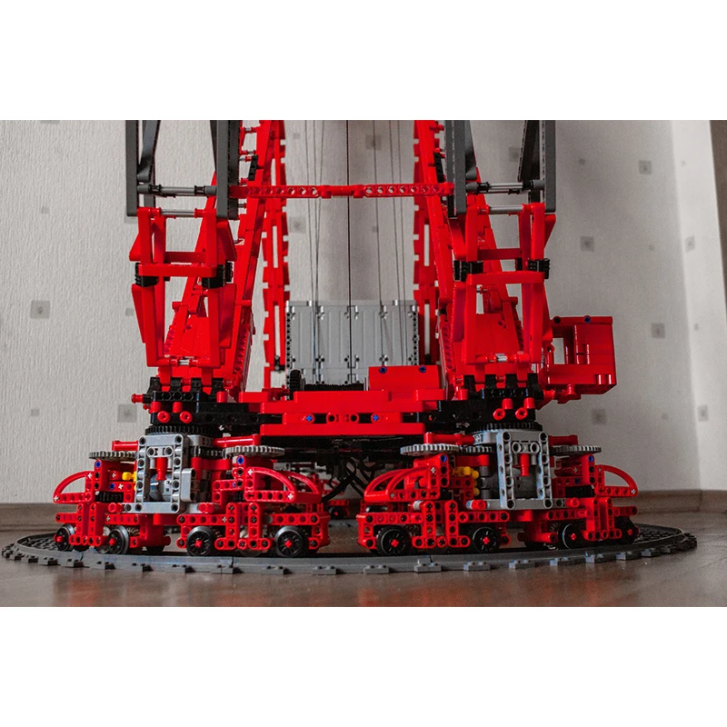 KEJI MOC-77733 Mammoet PTC-200-DS Ring Crane RC DIY Remote Control Building Blocks Model Bricks Kit Toys Christmas Gift