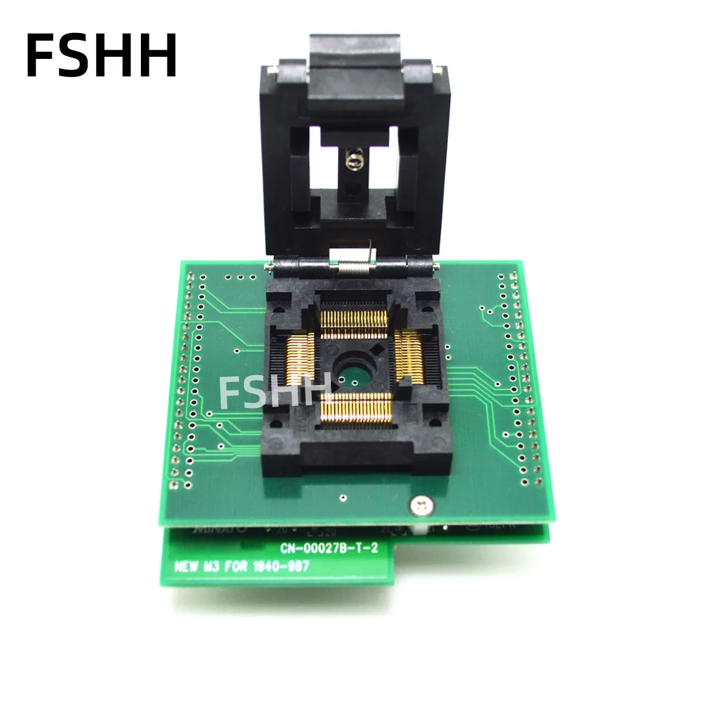 Detect ME36049HF-1515 Programmer Adapter CN-00027B-T-2 Adapter ic socket TQFP80 QFP80 to DIP40 Programmer Adapter