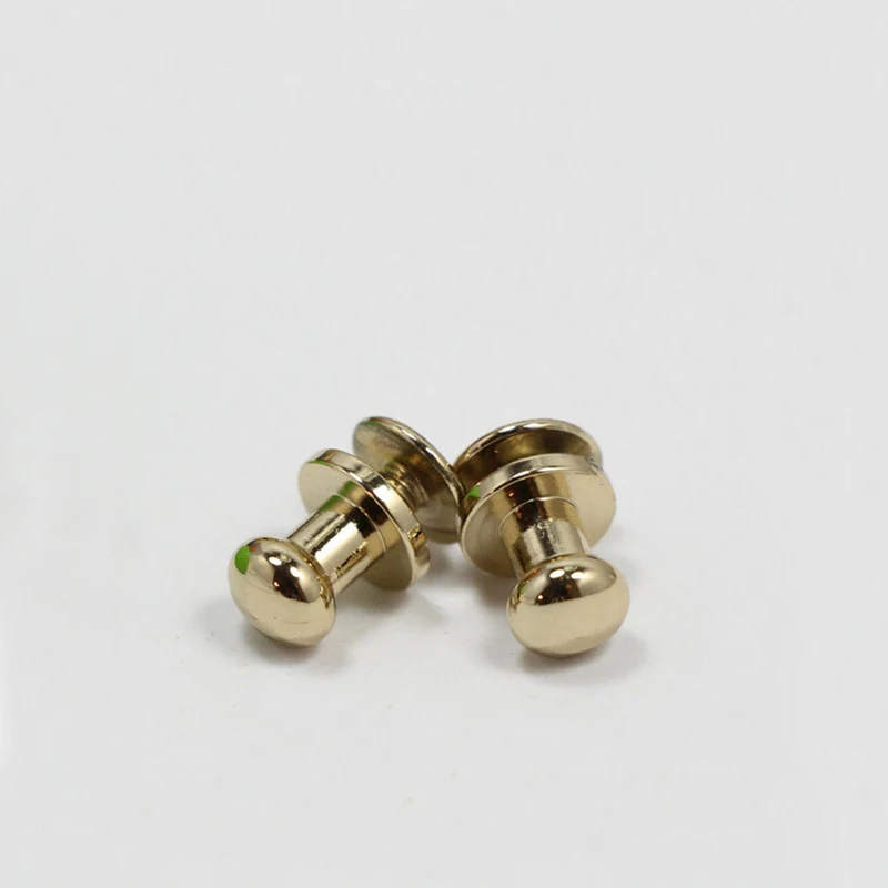 100% COPPER material 12MM Chicago screws rivets stud with screw for DIY workshop bags shoes wallets belts bracelets straps rivet