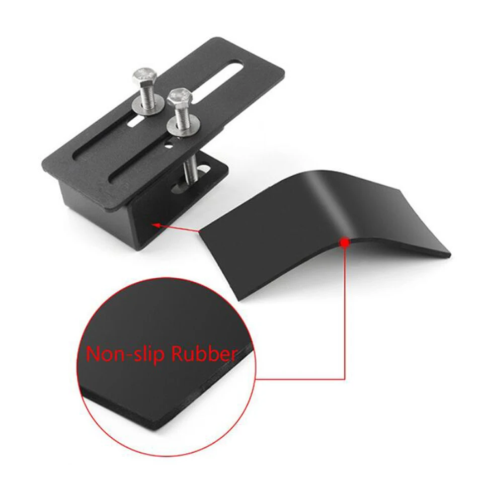 1pair Universal Car SUV Roof Rack LED Light Bar Mounting Bracket Offroad Driving Work Lamp Clamp Holder Auto Pickup Accessories