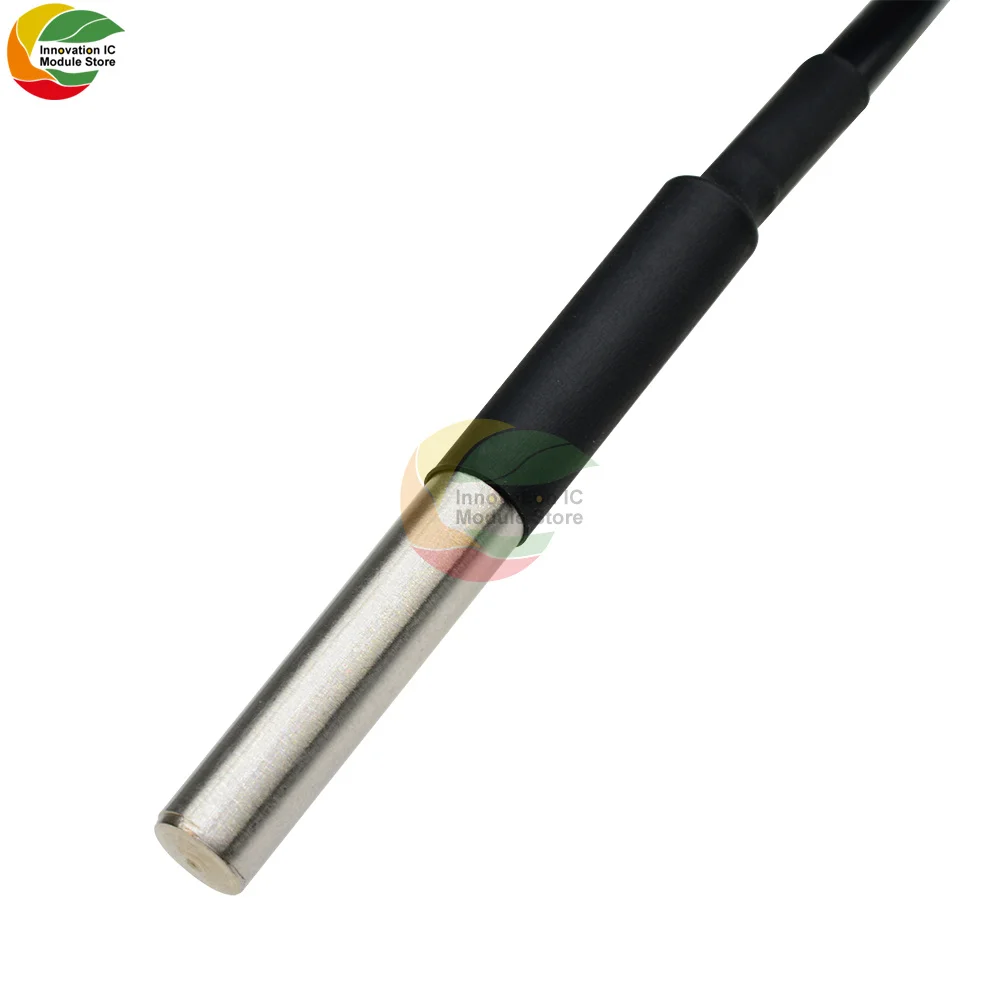 New 1 Piece Waterproof Digital Thermal Probe Temperature Sensor DS18B20 With Length 1M Cable