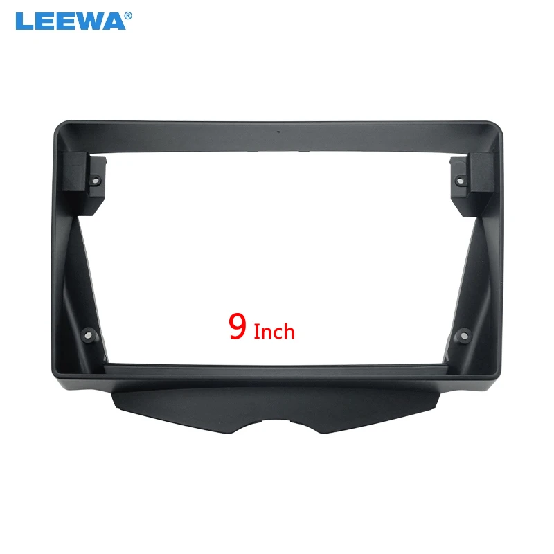 LEEWA Car 2Din Radio Stereo Fascia Frame for Hyundai Veloster 9