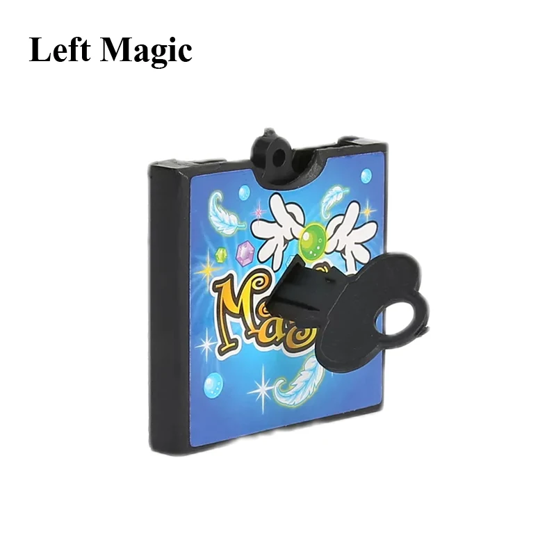 Key Thru Coin Box Magic Tricks Key Thru Close Up Street Magic Props  For Children Gift Illusion Gimmicks  Mentalism