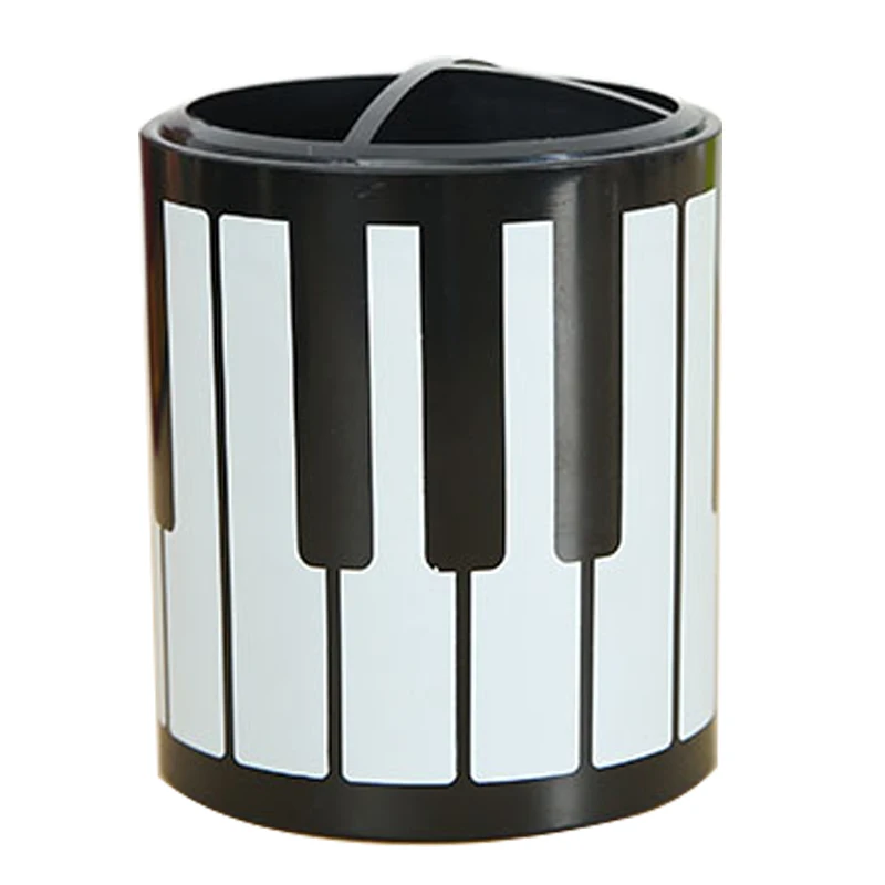 Notes Pen Holder Piano Musical Instrument Design Music Gift Classification Plastic Pen Holder Stationery Student Pencil Holder