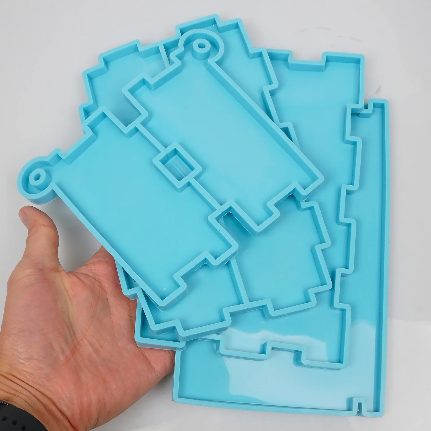 

1 Set Domino Case Mold, Silicone Domino Box Mold, Large Storage Box Resin Mold 10365850