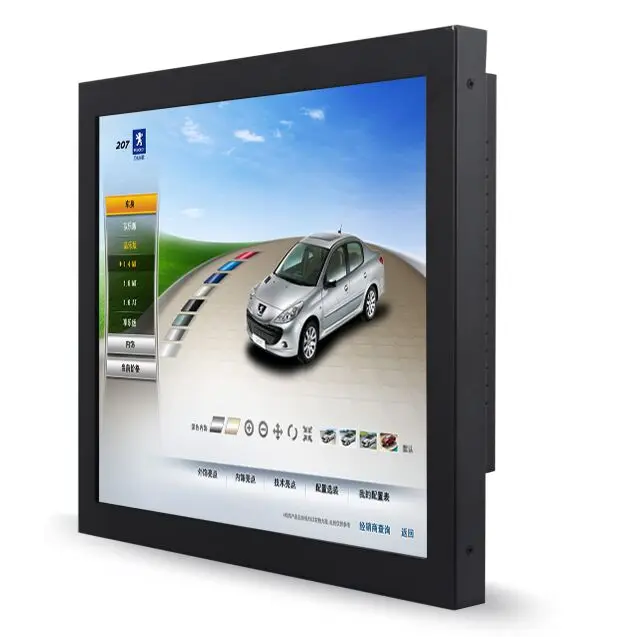 All in one 10.4 inch fanless industrial touch screen mini pc QW104