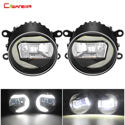 2in1 Function Fog Light Assembly Car LED Fog Lamp Daytime Running Light 12V For Land Rover Discovery Range Rover Freelander