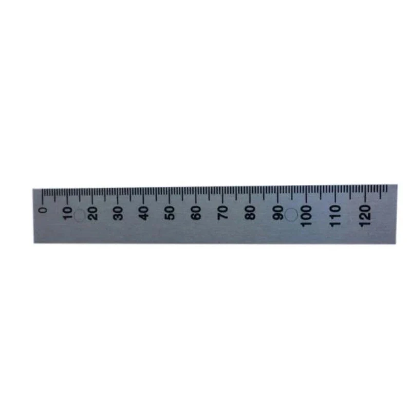 1Pc CNC Milling Machine 0-120mm Depth Feed Rod Scale Ruler Aluminum B159 For Bridgeport Mill Part Best Selling