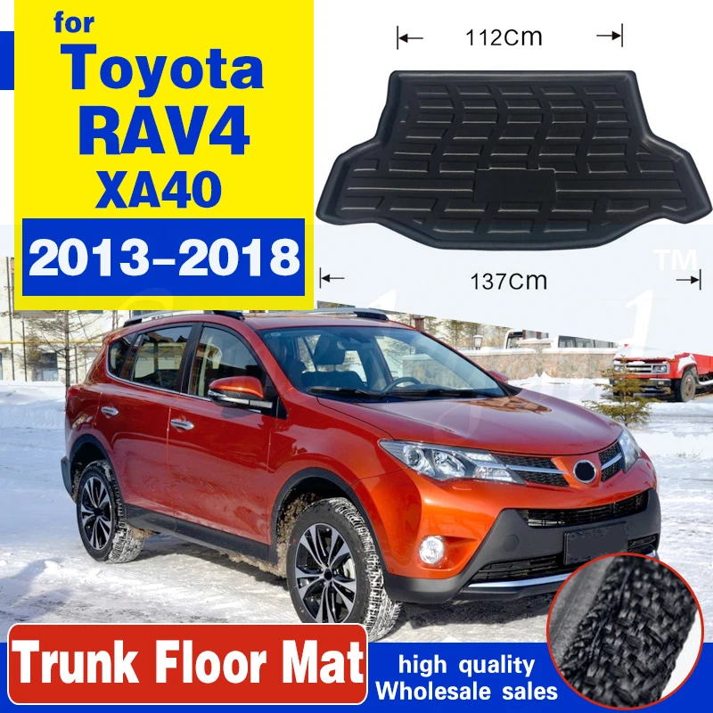 

For Toyota RAV4 2013 2014 2015 2016 2017 2018 Boot Mat Rear Trunk Liner Cargo Floor Carpet Mud Kick Protector Car Accessories