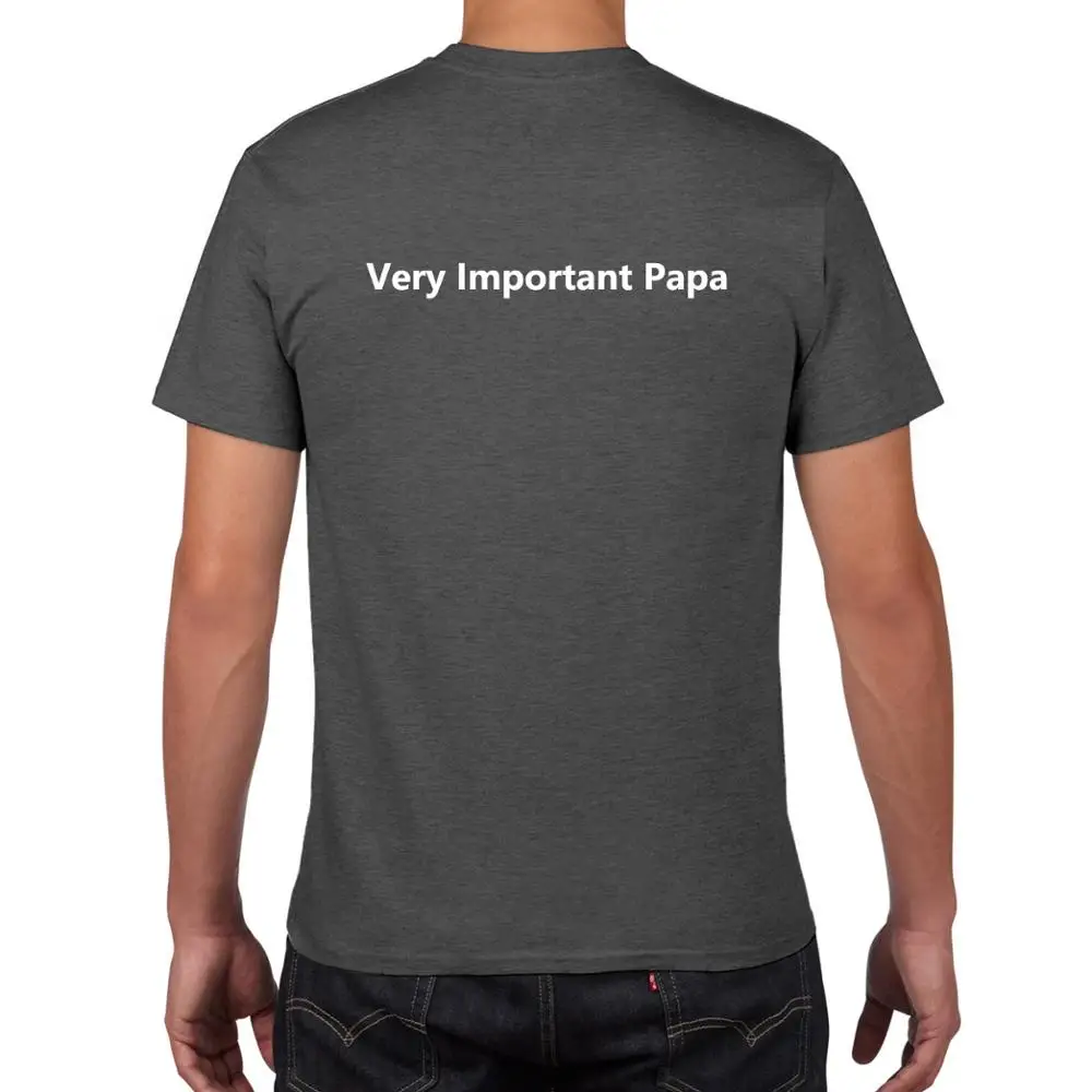 Papa's T Shirts Very important papa Printing Casual short sleeves T-shirt Tops fathers day gift christmas gift dad birthday gift