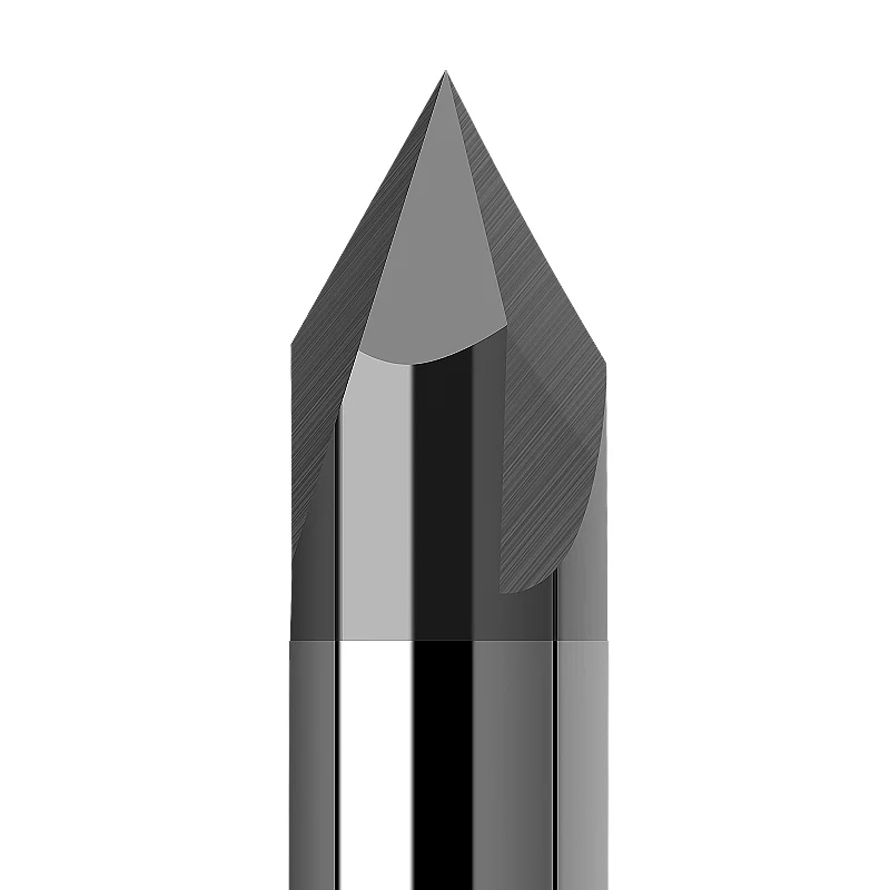 Imagem -06 - Zgt-chanfrar Fresa Revestido Flauta Chanfro Final Moinho Carboneto Cnc Tungsten Aço Endmill 60 Graus 90 Graus 120 Graus