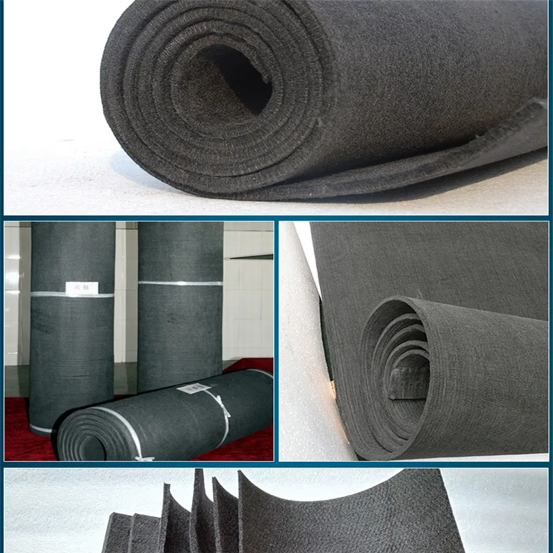 High temperature Graphite Felt Thermal Insulation Electrolytic Graphite Felt High Temperature Resistant Soft Graphite Carbon Fel