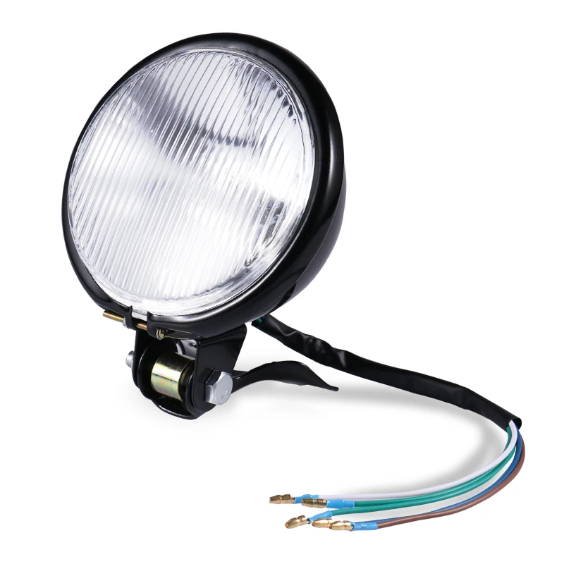 Motorcycle Accessories Retro 5" Headlight Front Lamp Phare Chopper Moto Lamp Cafe Racer Custom Bobber Chopper Headlight view 2