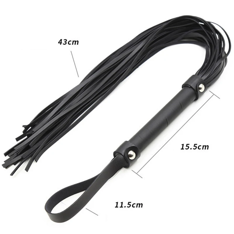 PU Leather Horse Whip Crop Tassels Short Whip With Handle,Equestrian Whips Teaching Training Riding Crop for Horse