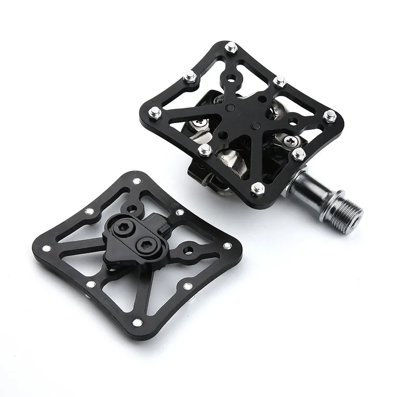 1pair Bicycle Pedal Platform Cleats Pedal Adapter for SPD Shimano LOOKE MTB Road Bike Clipless Pedal Cycling Accessories