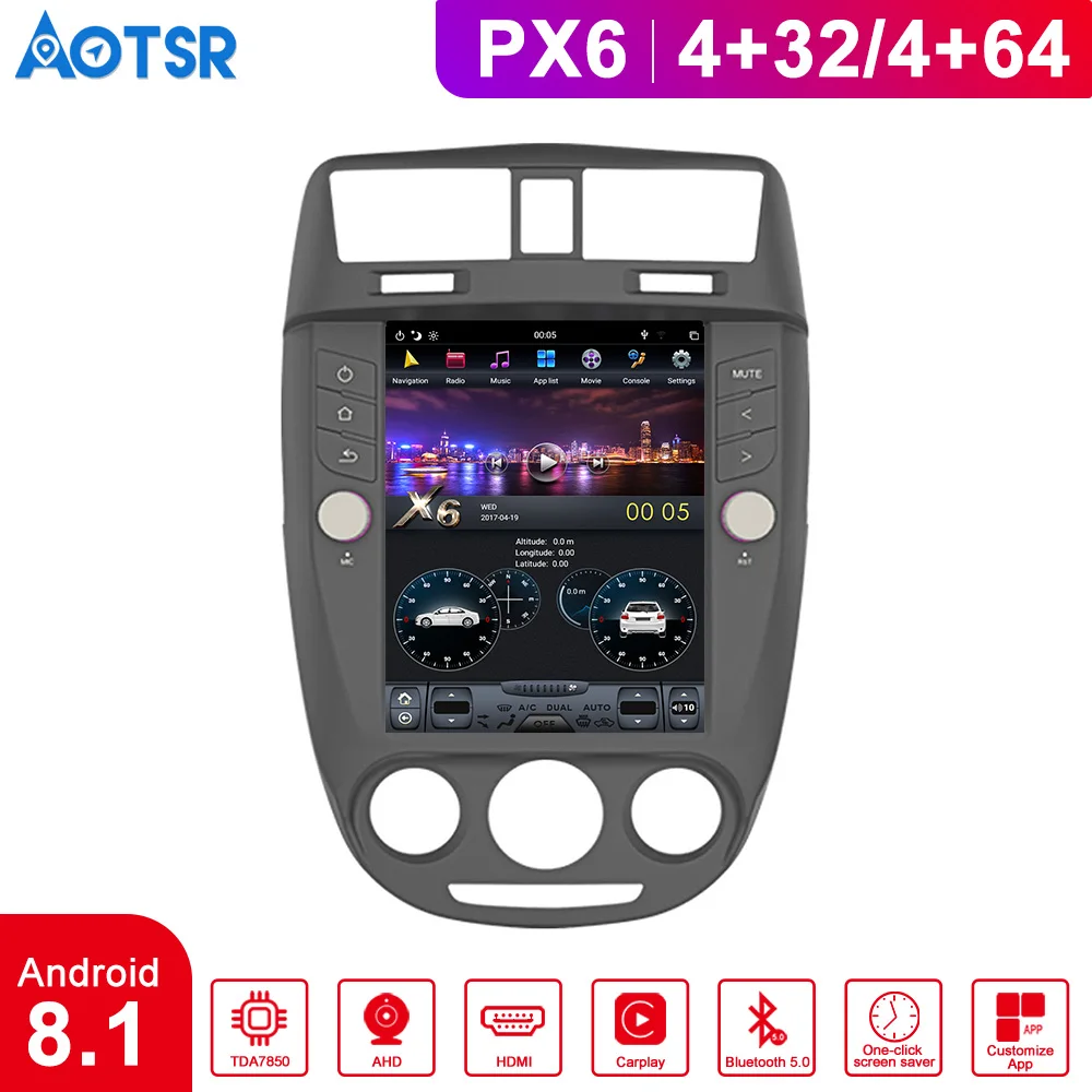 

Car Android dashboard 8.1 Tesla Style Screen Car radio tape for Buick Excelle 2008-2015 Auto Stereo Car Multimedia Player video