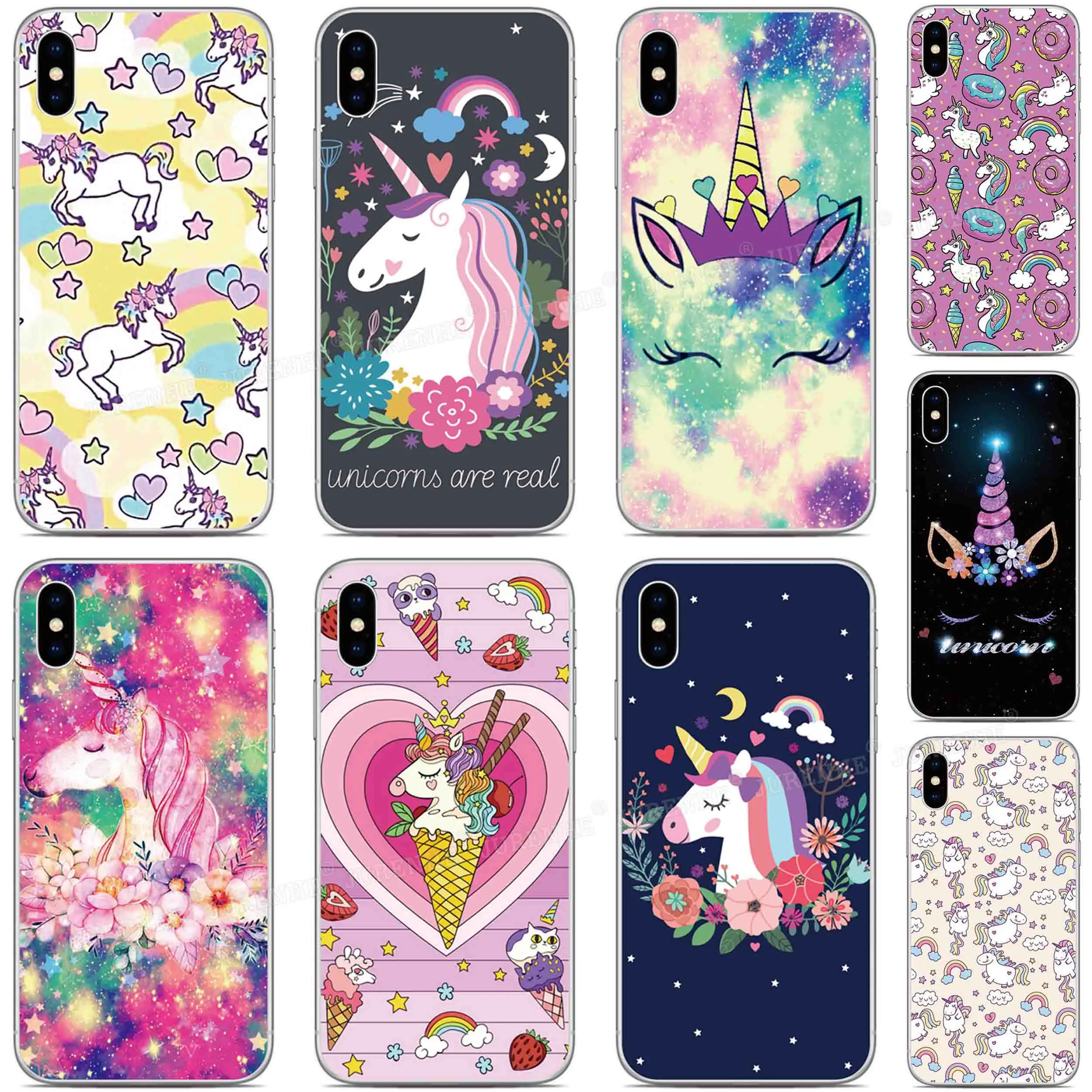 Funda de unicornio arcoíris para LG Q70, K61, K51s, K50s, K40s, Q60, K50, K40, K30, K20, 2019, Stylo 5, 4, G7, G8, G8X, G8S, V50, V60, V50s, ThinQ