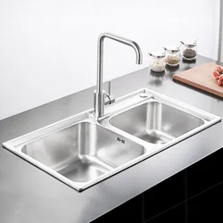 VEHHE Stainless Steel Kitchen Faucet Kitchen Sink Hot And Cold Faucet Basin Sink Standard Kitchen Faucet