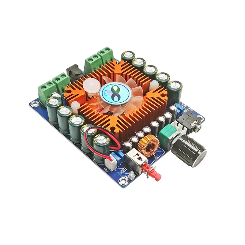 KYYSLB 50W*4 4-8ohm DC 12-16V XH-M521 Car Four-channel HIFI Power Amplifier Board TDA7850 High-end Quality Amplifier Board