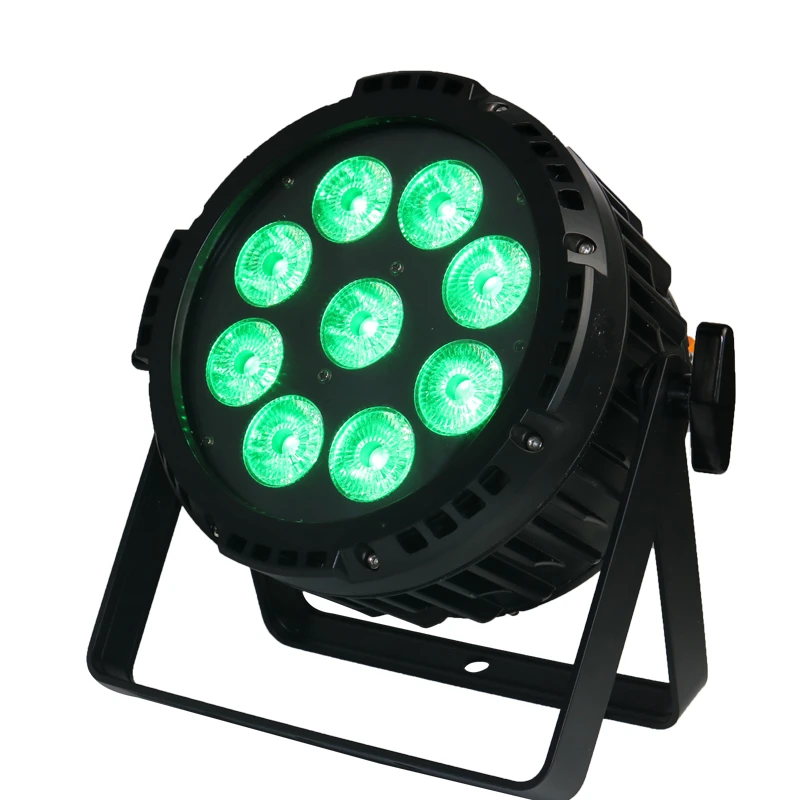 

8 pieces high quality Wireless DMX Battery outdoor led par wash light 9x15w rgbwa 5in1 par led waterproof