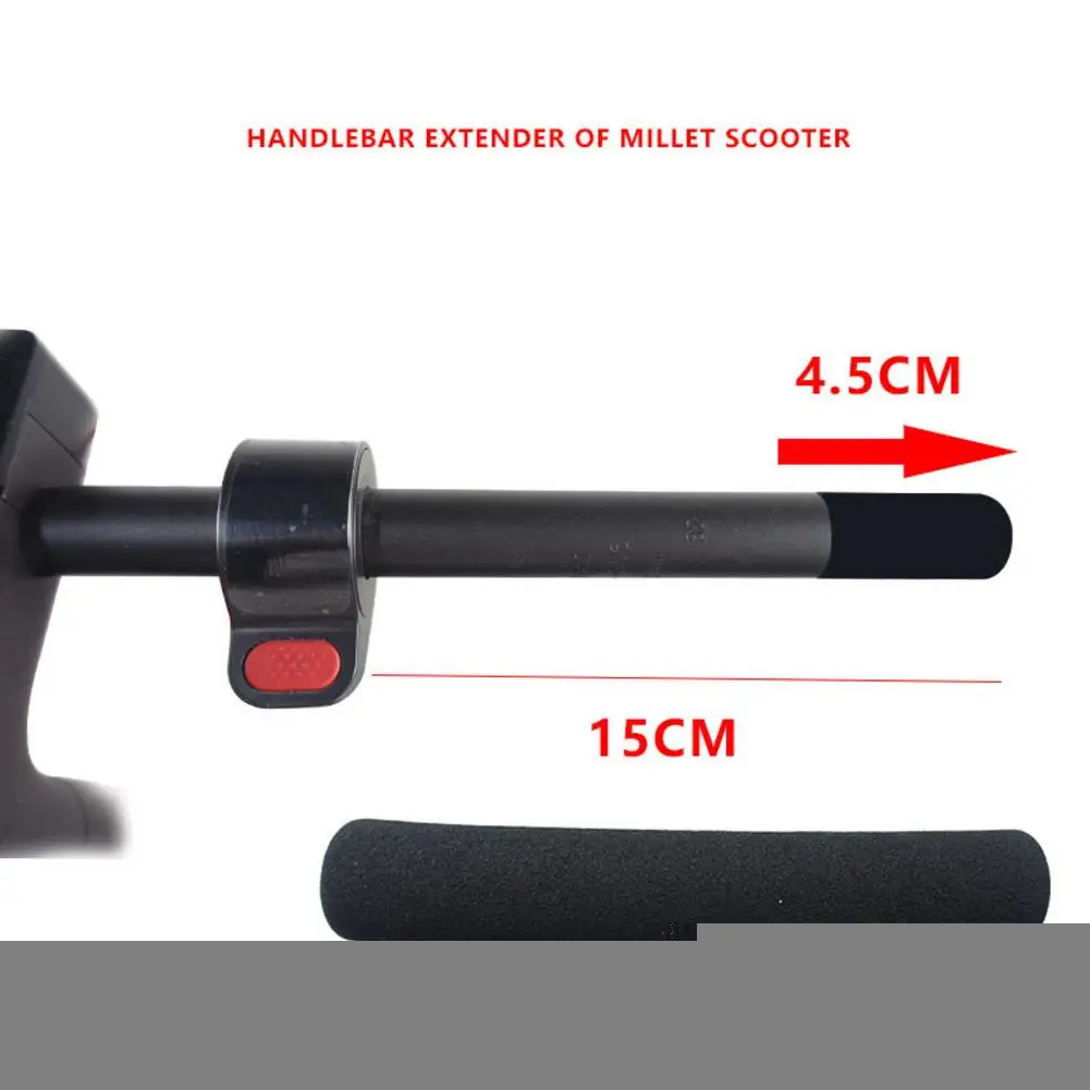 Scooter Handlebar Extension Sleeve Handlebar Extender Handle Grip Anti-slip Lengthened Handlebar Cover For Xiaomi Scooter M365