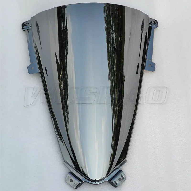 Motorcycle Double Bubble Windshield WindScreen Screen For 2018 2019 2020 2021 22 Ducati Panigale V2 V4 R S V4R V4S Black Iridium image 5