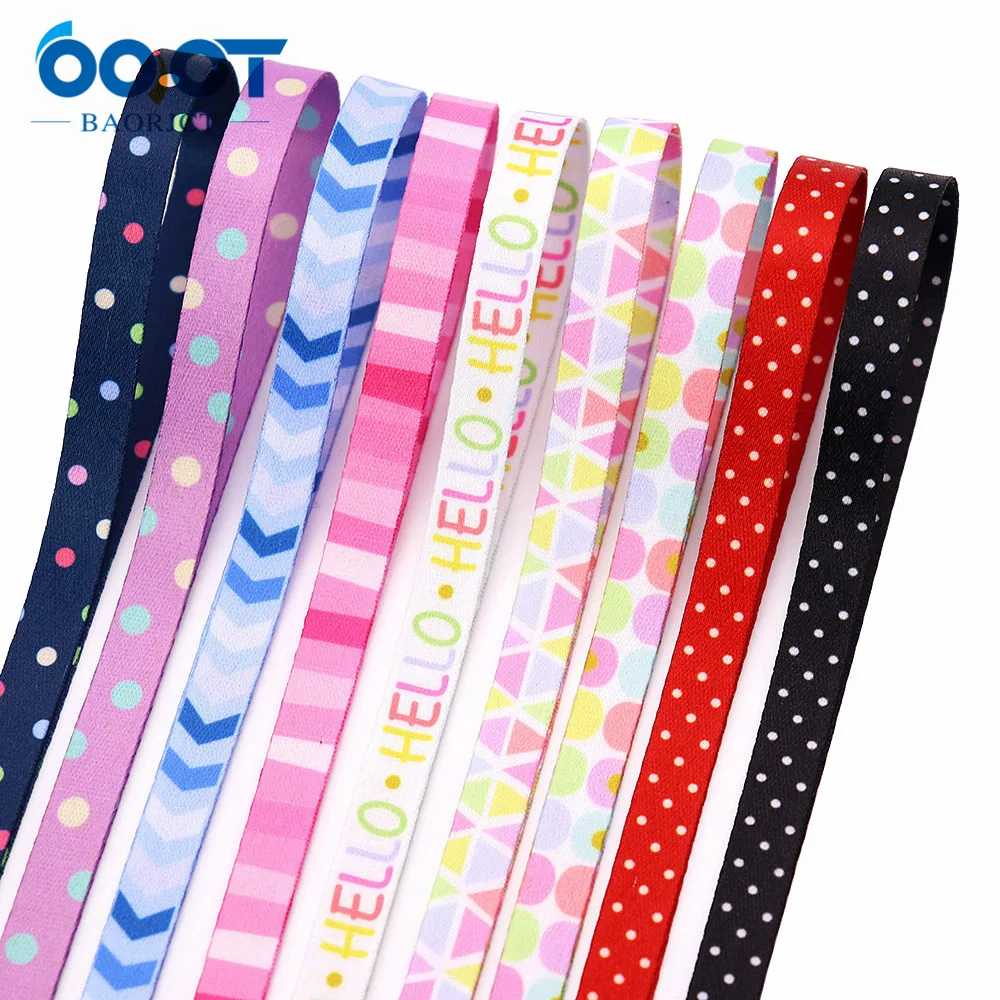 3/8 Inch Double-Sided Dot gradient Thicken Ribbon 10 Yards DIY Dog Collar Leash Mobile Phone Chain Kettle Webbing