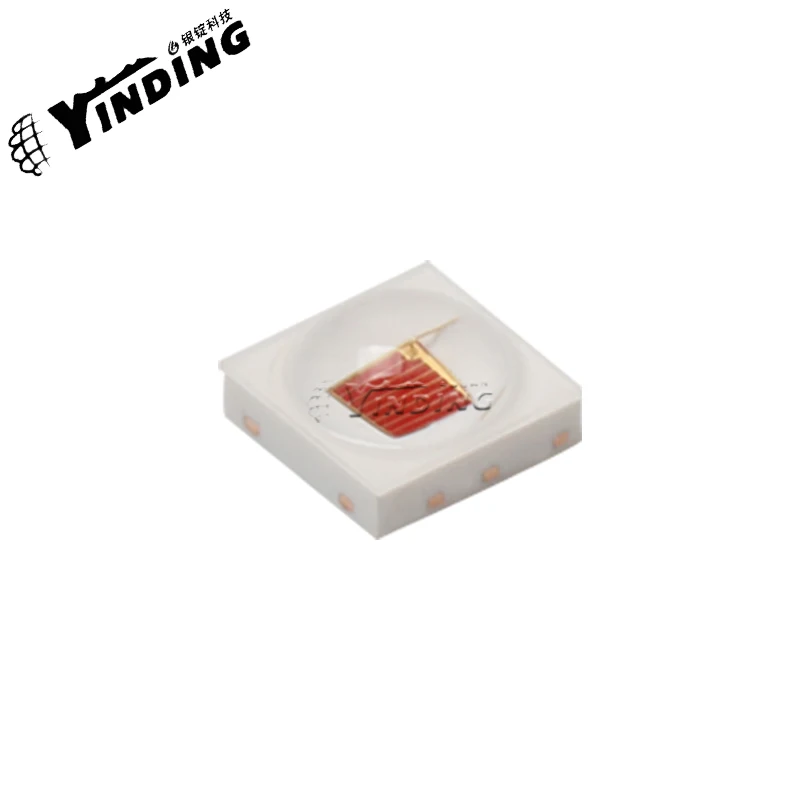 10PCS GR QSSPA1.23  3W high power LED Light Emitting Diode 620-630NM Red light architectural lighting,、stage lighting