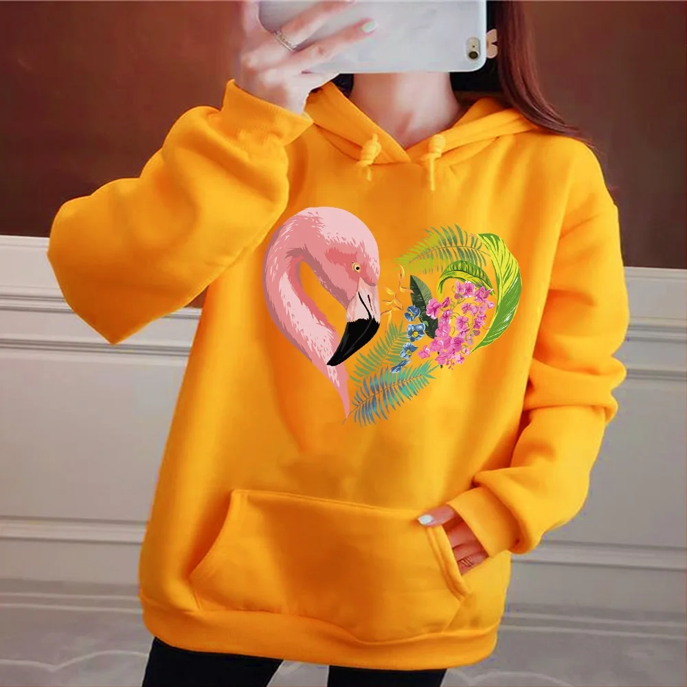 Harajuku Womens Sweater Lazy Hoodie Sportswear Pullover Casual Shirt Ladies Winter Jacket 2021year Retro Hoodie Cartoon Print