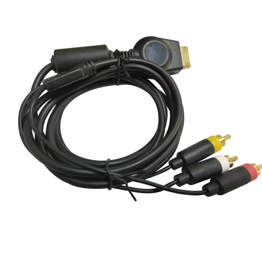 High quality RCA AV Video Audio Cable Cord Fit For PS3 game  cable