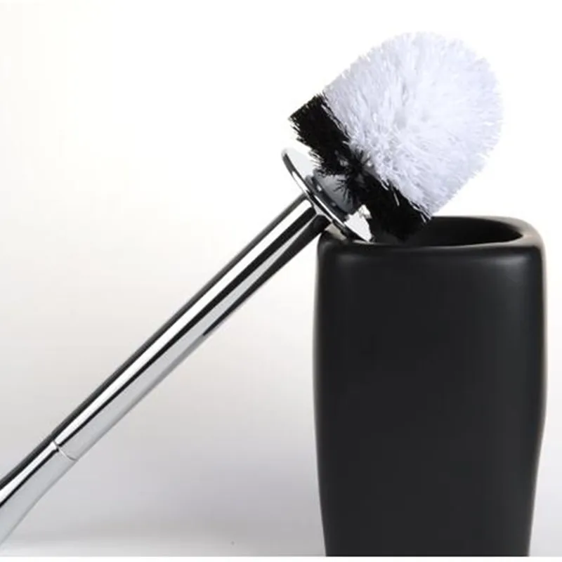 Toilet Brush holder bathroom Cermic material  bathroom accessories white and black Fashion