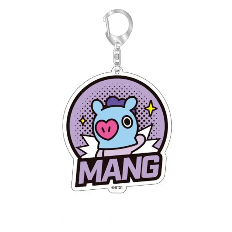 Cooky Mang Koya RJ TATA Shooky Keychain Women and Men Key Chain Cute Anime Cartoon Kids Key Ring Gift