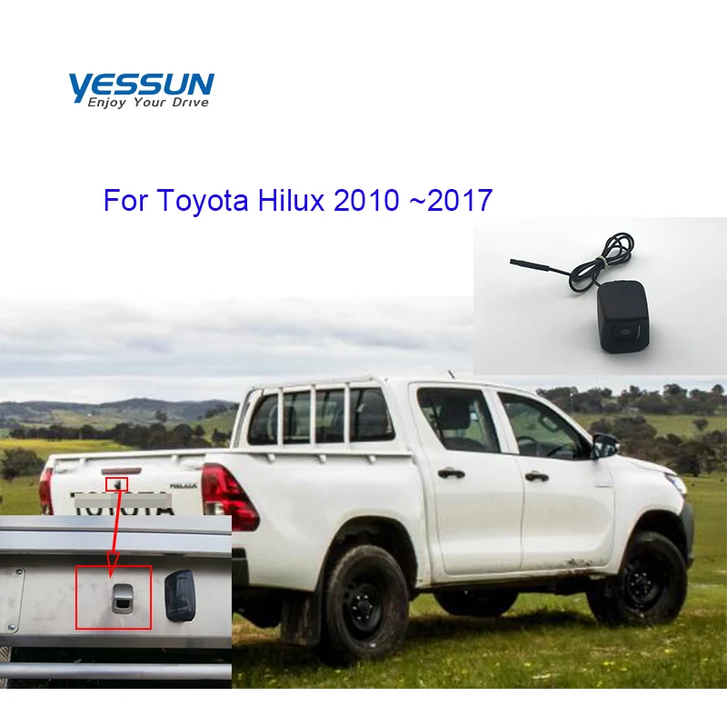 NTSC Rear View Reversing Camera For 2010~2017 Toyota Hilux AN120 AN130 Original Hole Backup