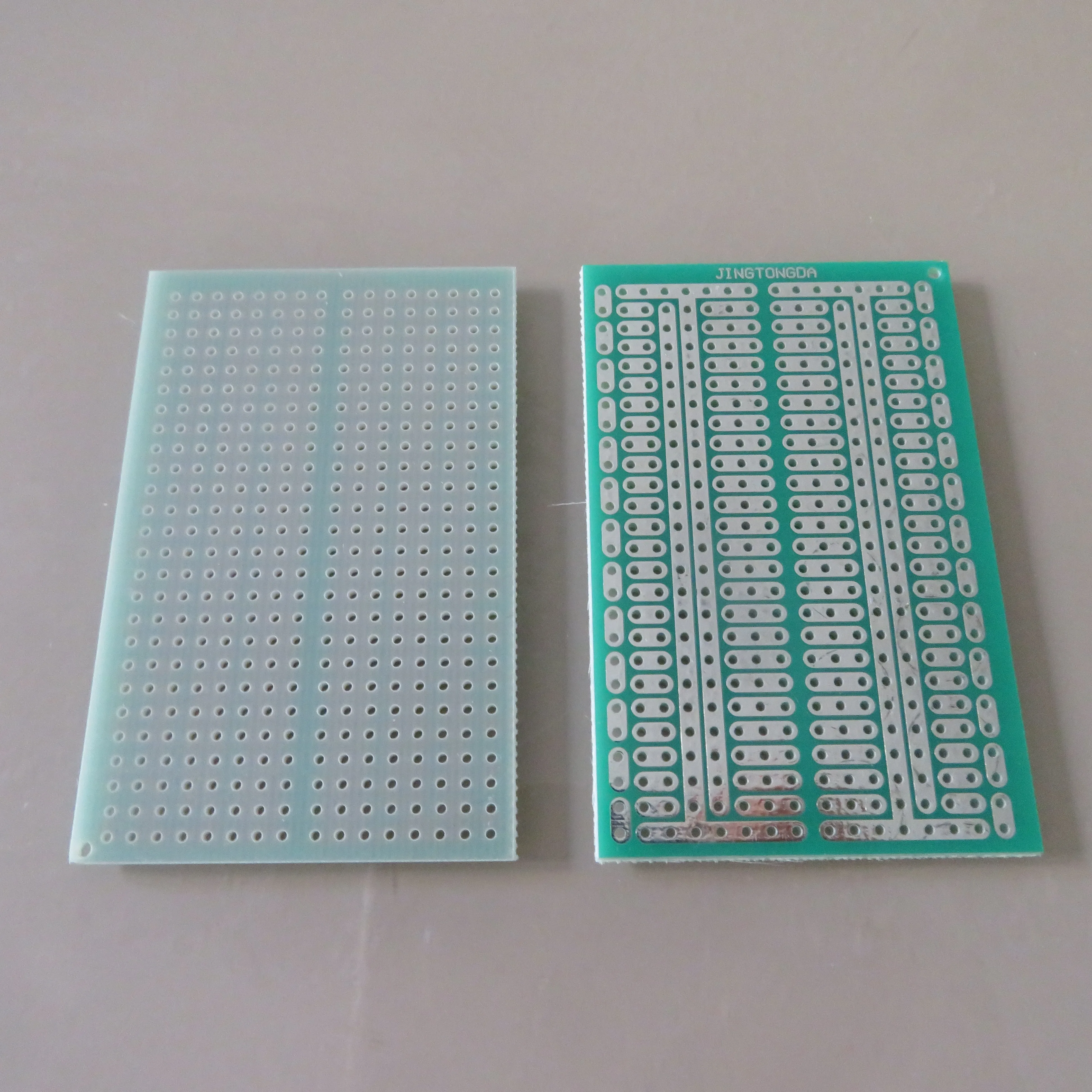 3pcs 7x4.5cm 2/3er joint holes FR4 Fibreglass prototyping circuit board Stripboard Veroboard Platine breadboard experiment pcb