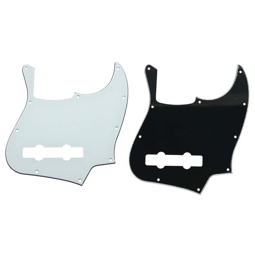 

White/Black 3 ply USA Spec 5 String Jazz J Bass Pickguard with Screws Fits for American FD Scratch Plate Dropshipping