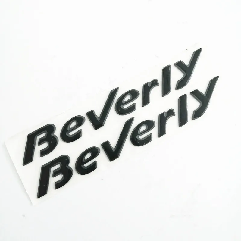 Motorcycle Raise 3D Emblem Chrome Sticker Decal FOR PIAGGIO Beverly 500