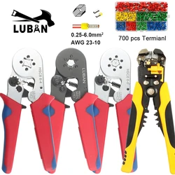 HSC8 6-6B HSC8 6-6A SELF-ADJUSTABLE CRIMPING PLIER 0.25-6mm terminals crimping tools multi TOP BRAND HSC8 6-6 23-10AWG