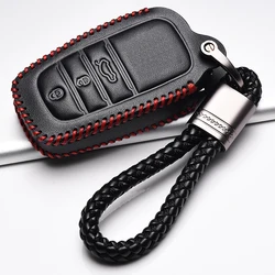 Top Layer Leather Key Cover Car Key Case For Toyota Chr C-hr Land Cruiser 200 Avensis Auris Corolla Smart Keychain Shell