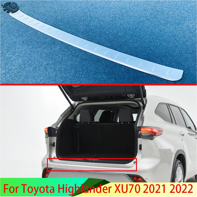 

Для Toyota Highlander XU70 2021 2022 автомобильные аксессуары из нержавеющей стали защита заднего бампера оконный порог внешние багажники