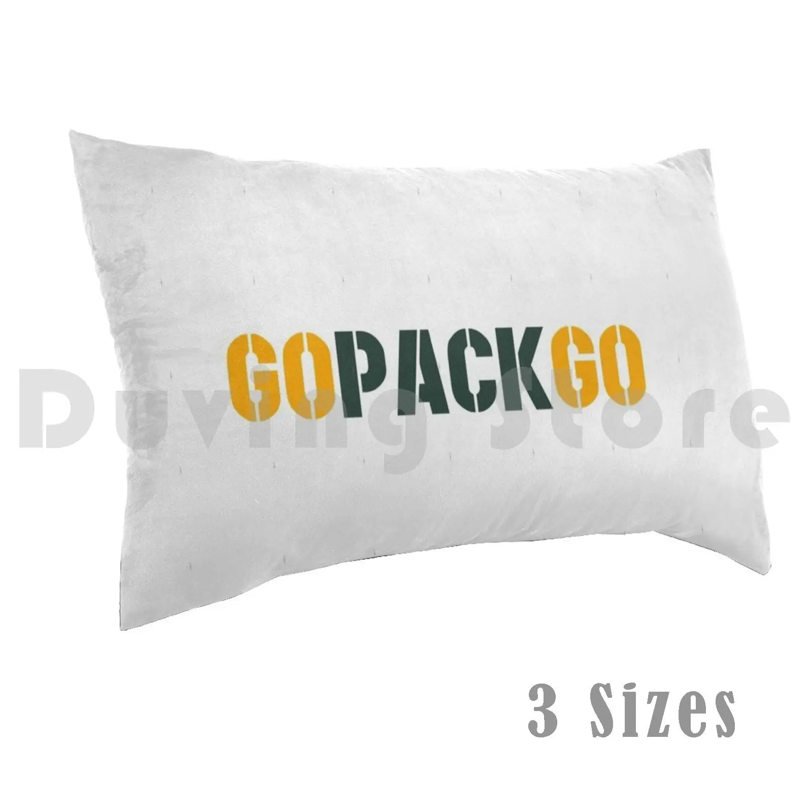 Go Pack Go Pillow Case Printed 35x50 Golang Pack Packers Green Bay Football Lambeau Field