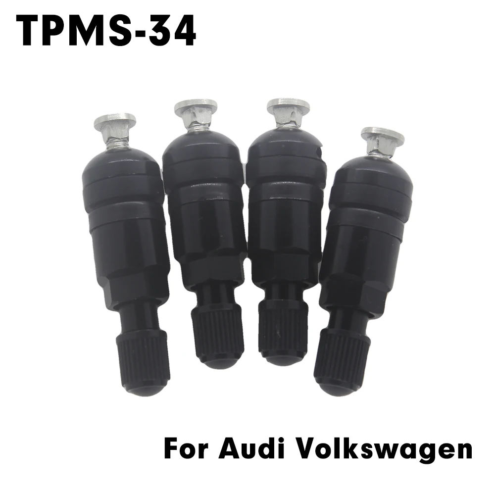 TPMS-34 Tire Valves For For Audi Volkswagen Porsche BMW Aluminum Car Valve Stem Tire Sensor Kit Tire pressure sensor Valves